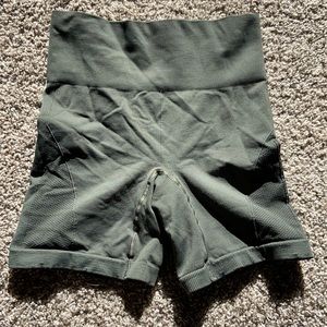 Lululemon Olive Green Biker Shorts